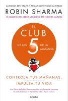 Book cover for "El club de las 5 de la mañana" by Robin Sharma