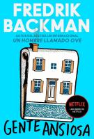 Cubierta de libro "Gente ansiosa" escrito for Fredrik Backman