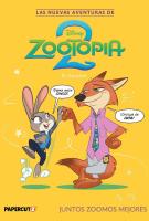 Cubierta de libro "Las nuevas aventuras de Zootopia 2" escrito por Joe Caramagna